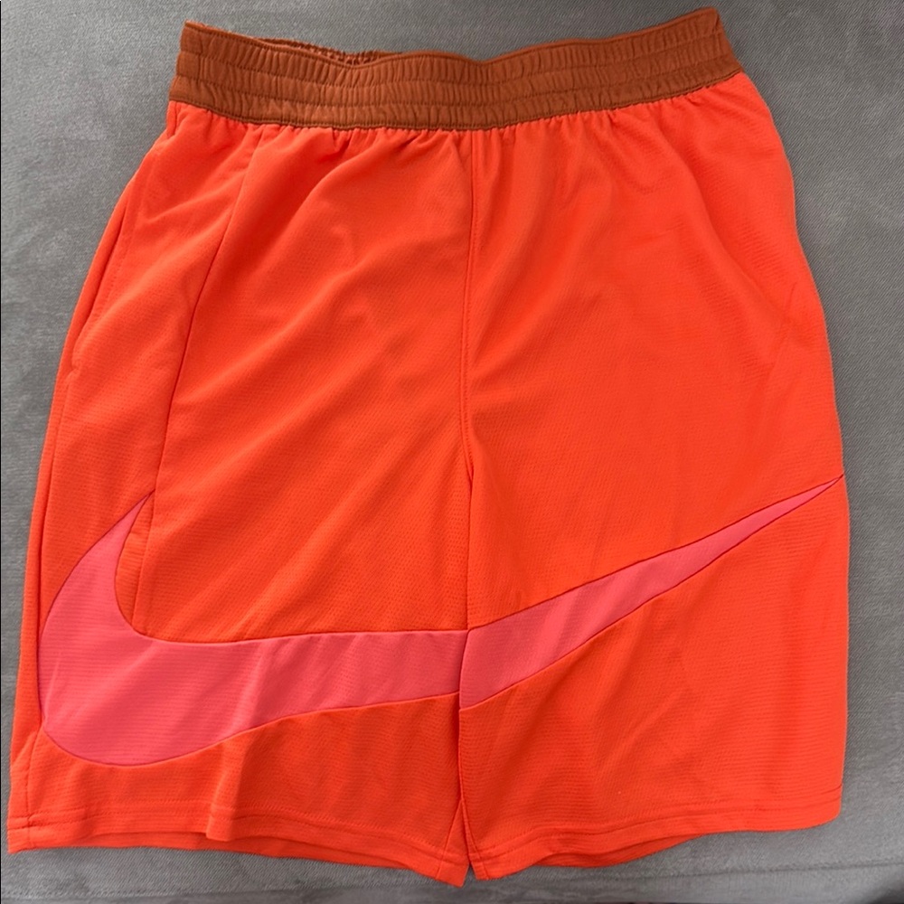 Nike Orange Athletic Shorts - Youth Boys